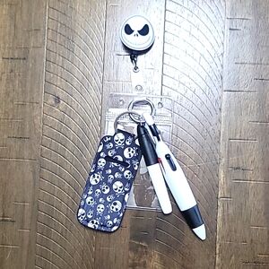 Jack Skellington inspired badge reel